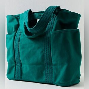 Free People Teal Tote Bag
